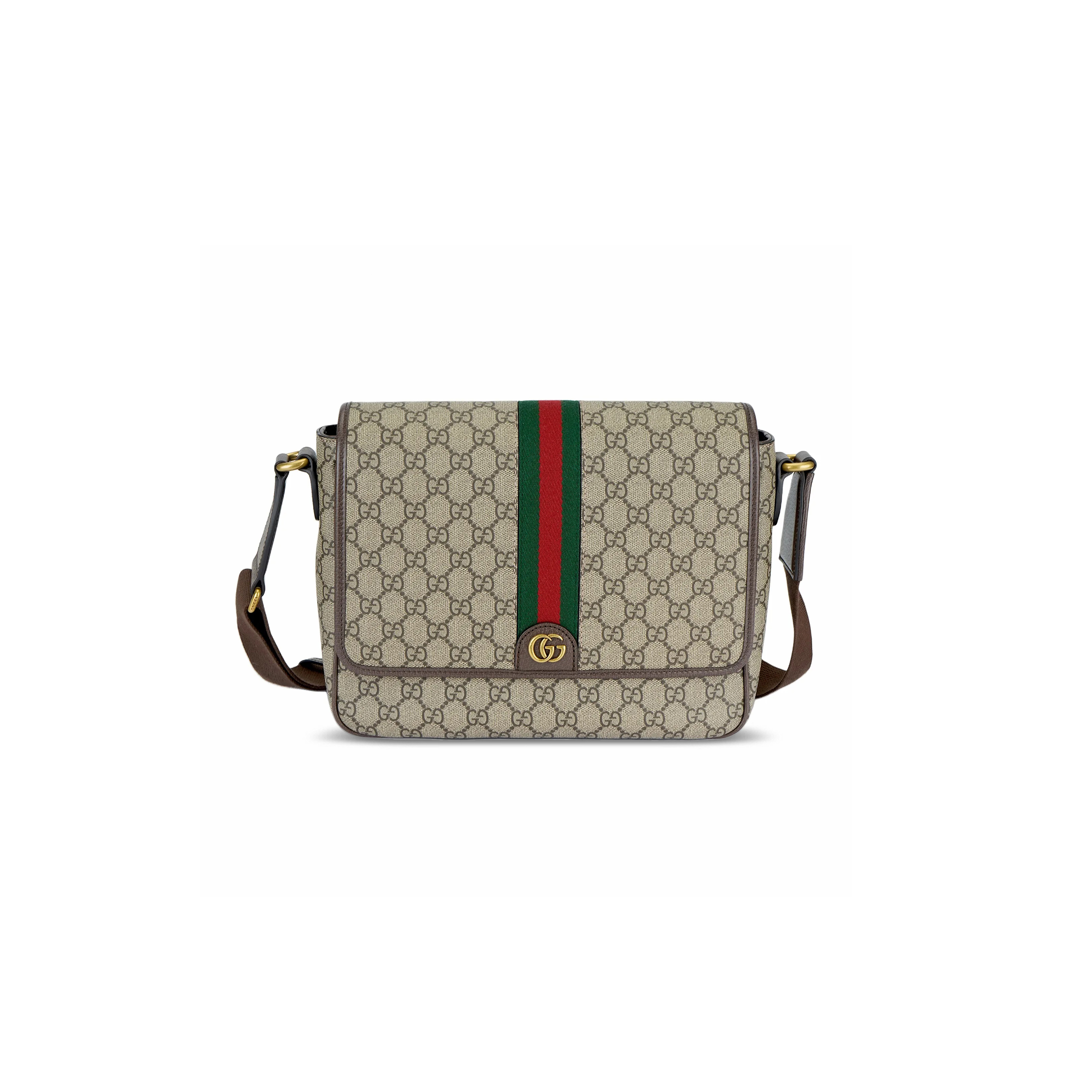 GUCCI OPHIDIA GG MEDIUM MESSENGER BAG 761741 (28*22*8cm)